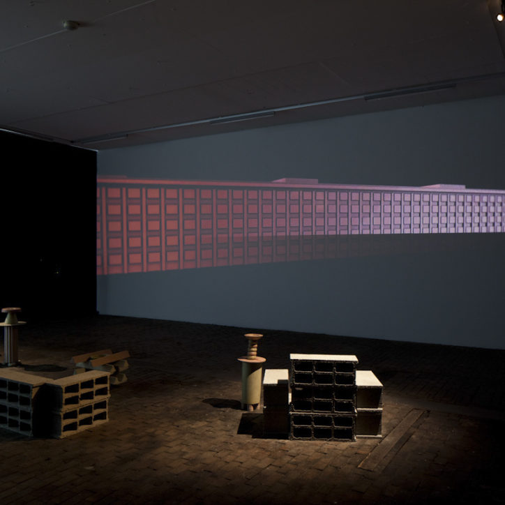 Melting Lingotto Centre d'art contemporain Geneva video installation concrete chocolate