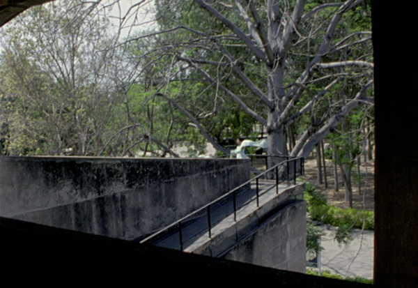 Chandigarh Bolex 16 mm video still Le Corbusier Jeanneret concrete building sari