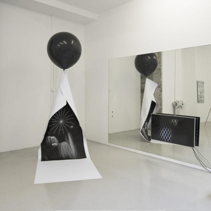 Artifice Kunsthalle Roveredo MJ Geneva Elise Lammer helium balloon print paper fireworks