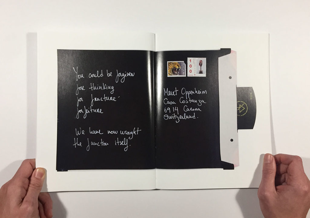 This Arrogant envelope Pauline BEaudemont Polaroid Xray Joseph Mosconi mailart surrealism